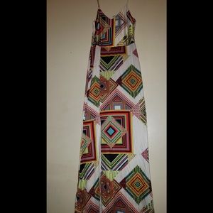 Maxi printed dress